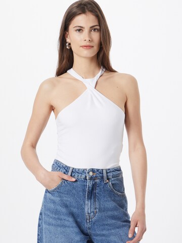 Top di Abercrombie & Fitch in bianco: frontale