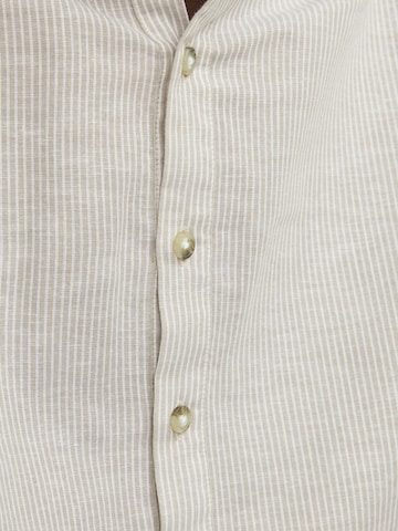 JACK & JONES Regular fit Button Up Shirt in Beige