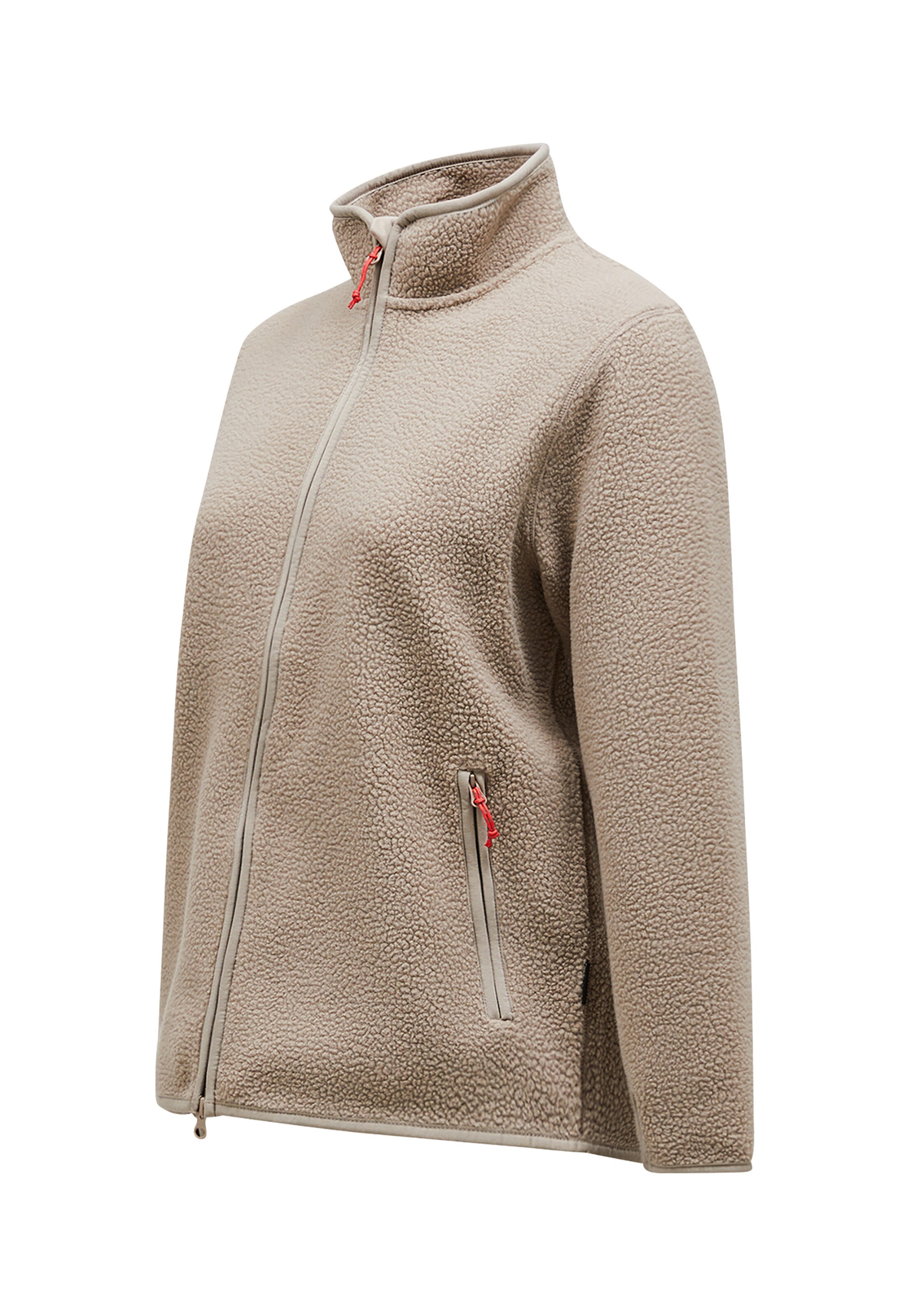 PEAK PERFORMANCE Fleecejacke Pile Zip Jacket in Braun