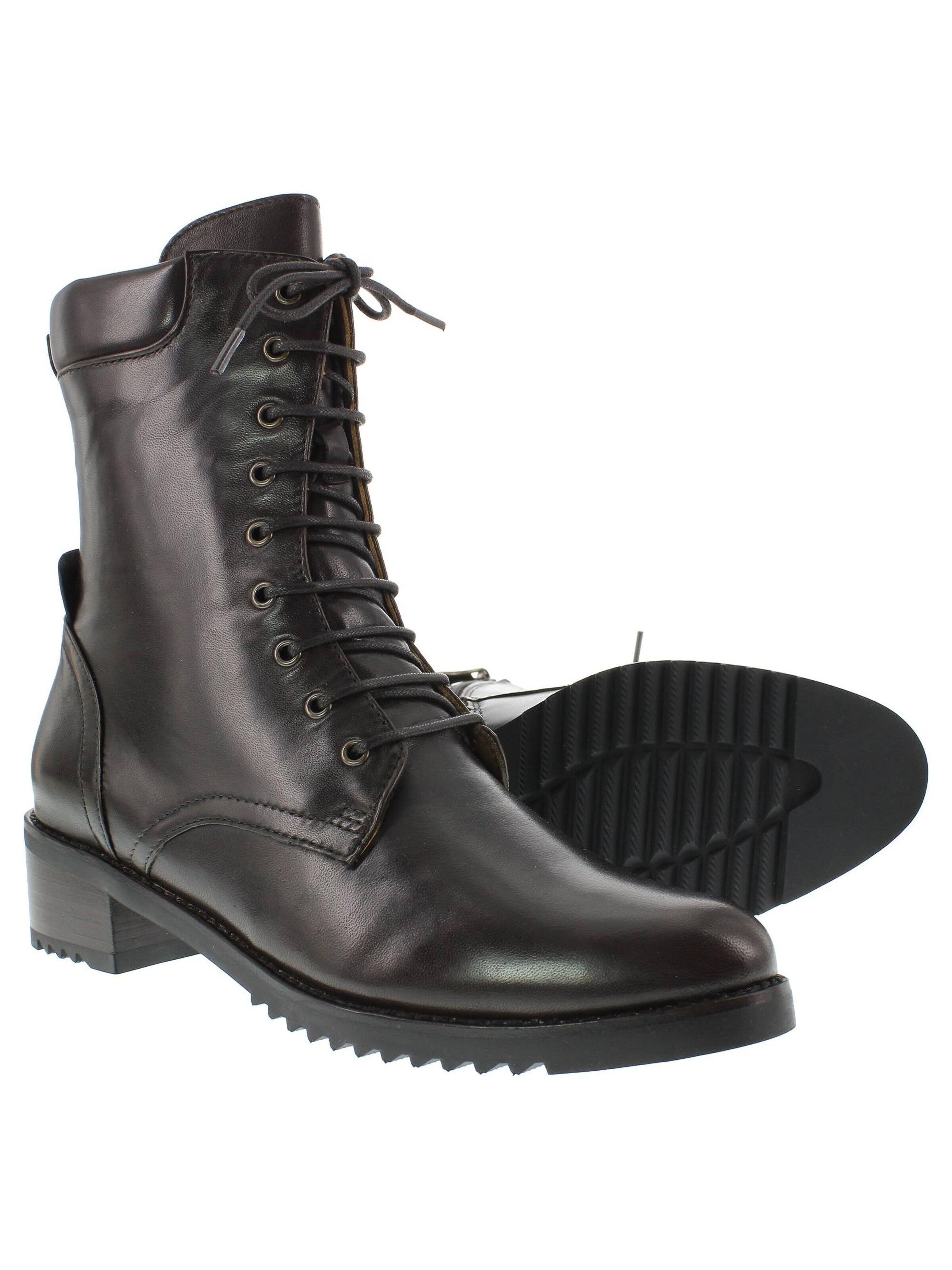 Everybody Schnürstiefelette 'BIONDA'‌‌‌‌ in Braun