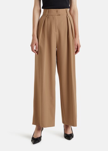 Nicowa Wide Leg Hose 'Ronica' in Beige: predná strana