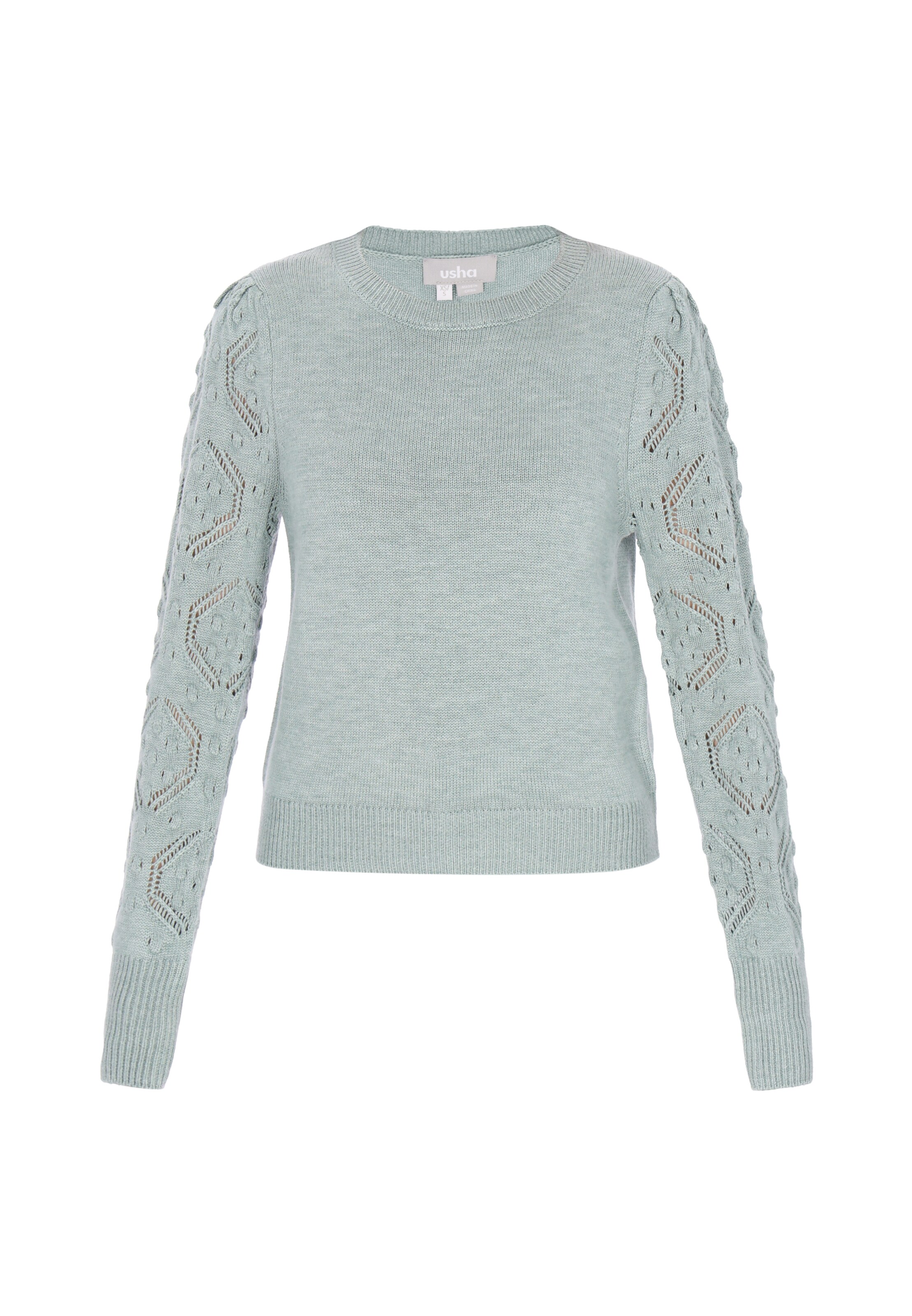 Pull-over Usha en vert : devant