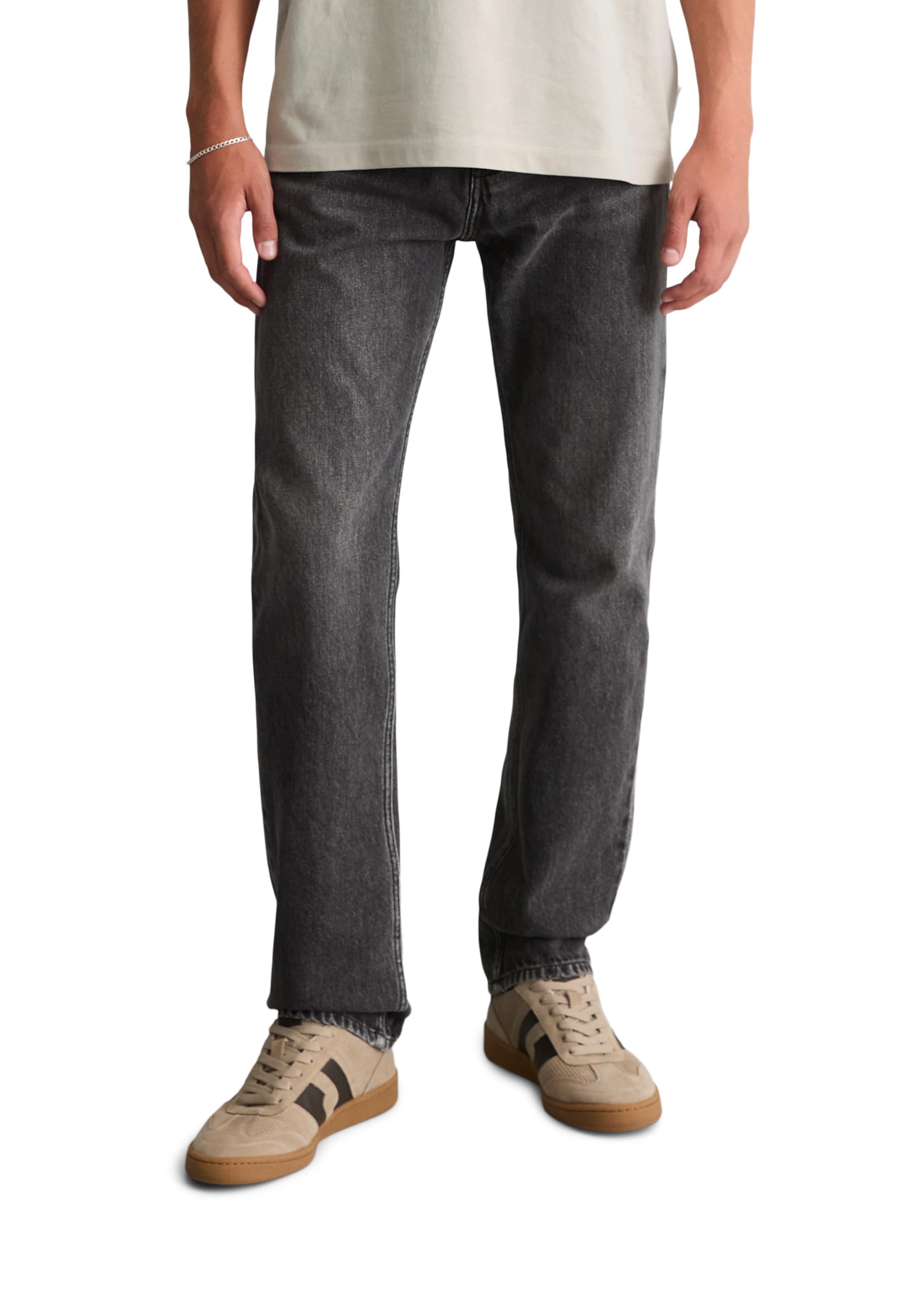 Marc O'Polo DENIM Regular Jeans in Grey: front