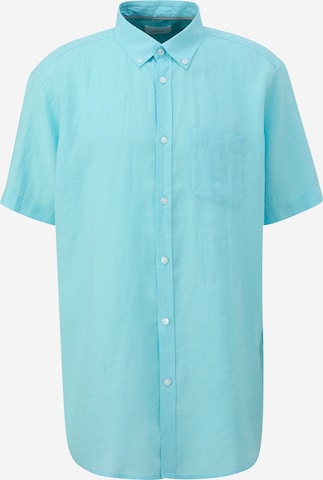 s.Oliver Men Tall Sizes Regular Fit Hemd in Blau: predná strana
