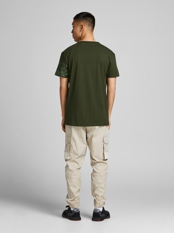 JACK & JONES T-Shirt 'Nines' in Grün