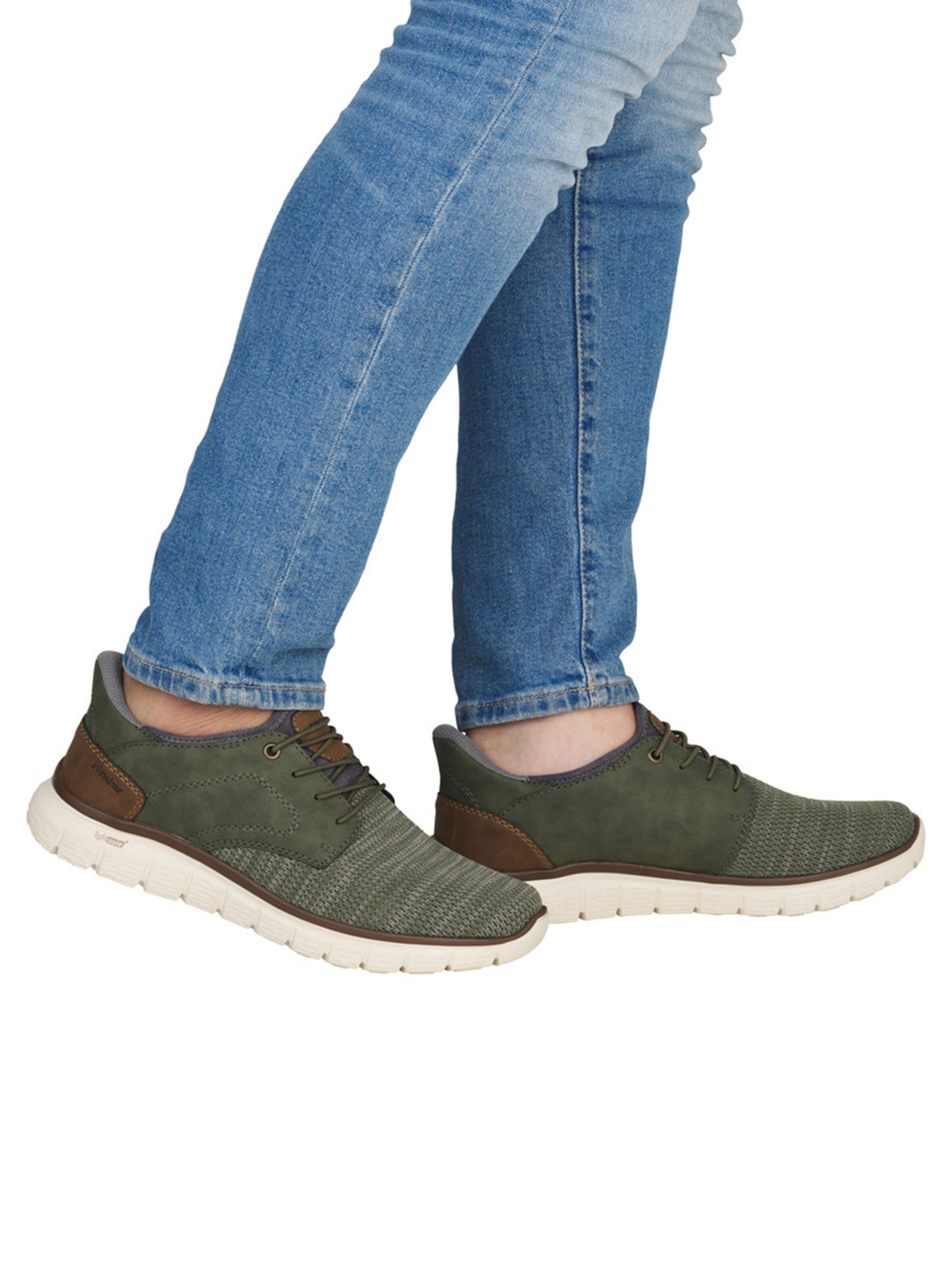 Sneaker bassa di Rieker in verde