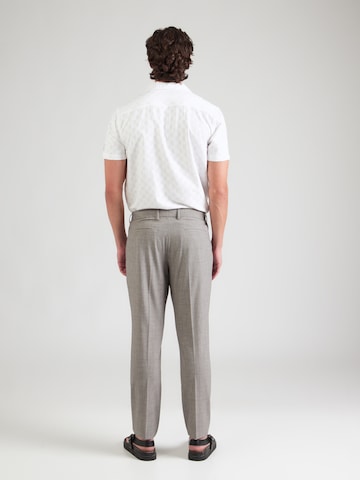 s.Oliver Regular Trousers with creases in Brown