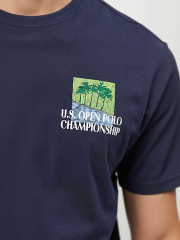 U.S. POLO ASSN. Regular Fit T-shirt ' UMDalha ' in Blau