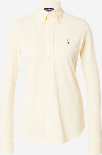 Polo Ralph Lauren Blouse in de kleur Blauw / Lichtbruin / Lichtgeel / Wit, Productweergave