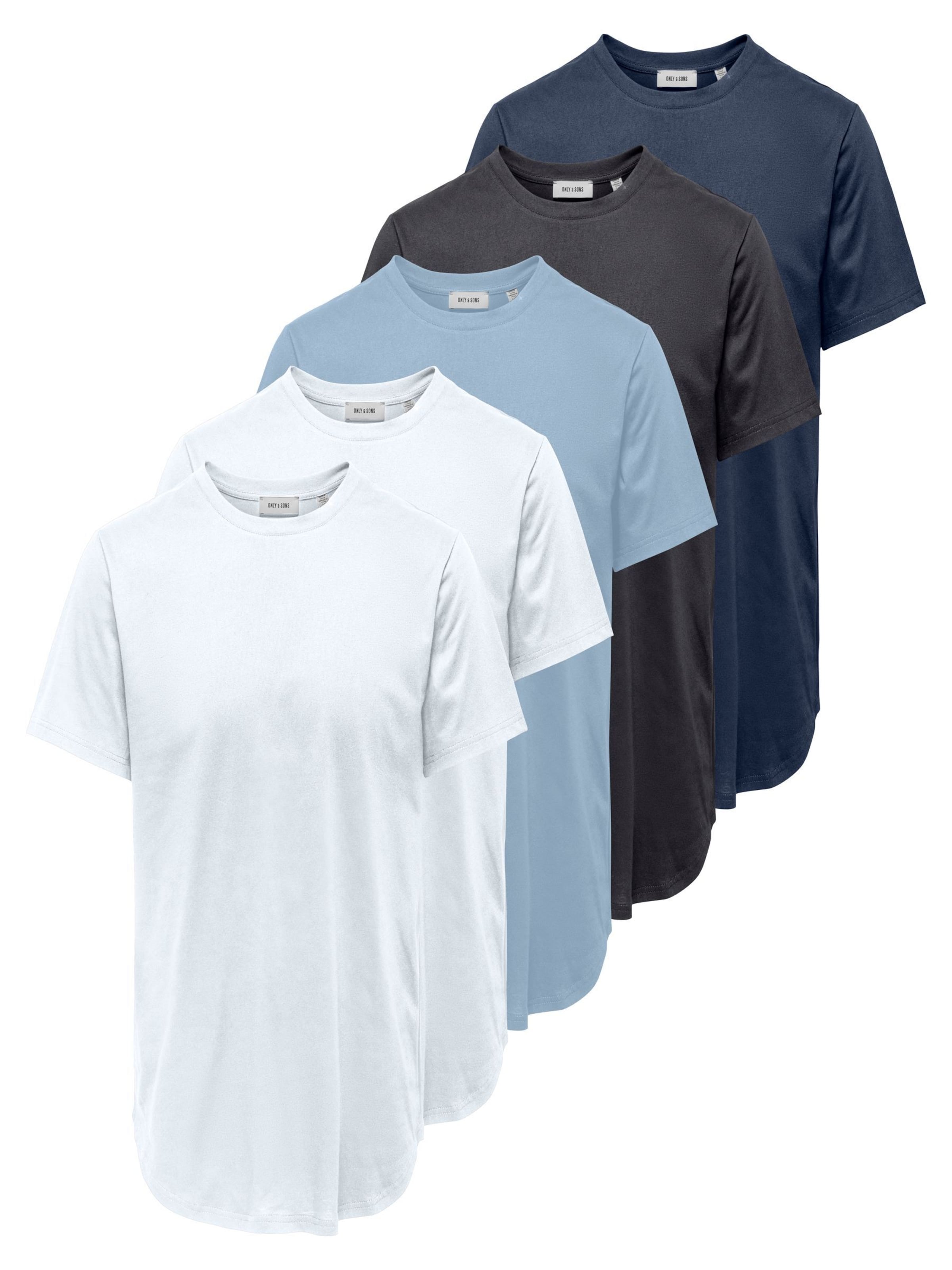 Only & Sons Shirt 'ONSJeff Longy' in Blue: front