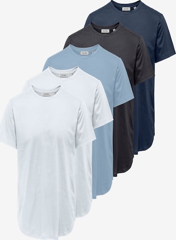 Only & Sons Shirt 'ONSJeff Longy' in Blue: front