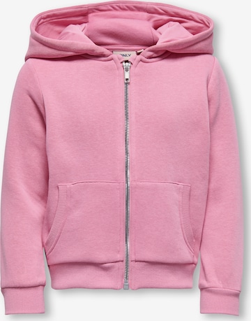 Only Mini Collegetakki värissä vaaleanpunainen: etupuoli