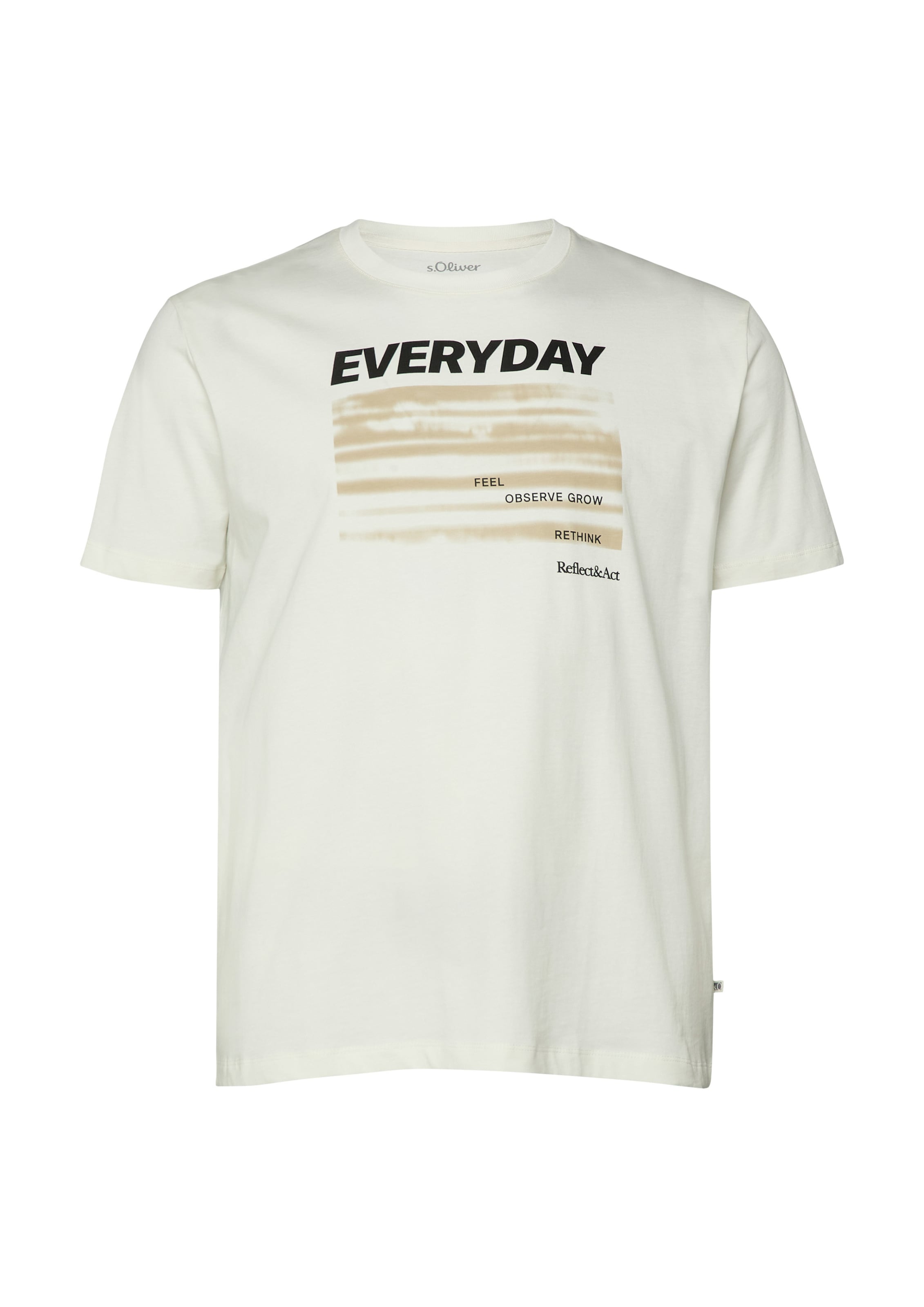s.Oliver Shirt in Beige: front