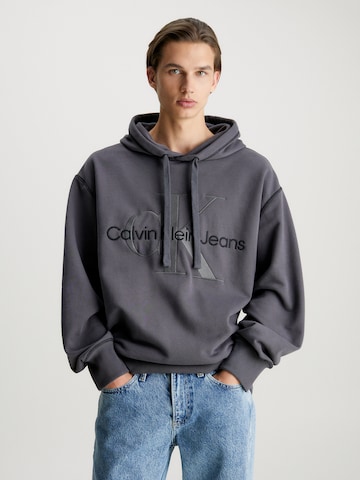 Calvin Klein Jeans Μπλούζα φούτερ σε γκρι: μπροστά