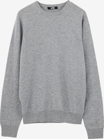 Pullover 'Men's Essential Crewneck Cashmere Sweater' di GOBI Cashmere in grigio: frontale