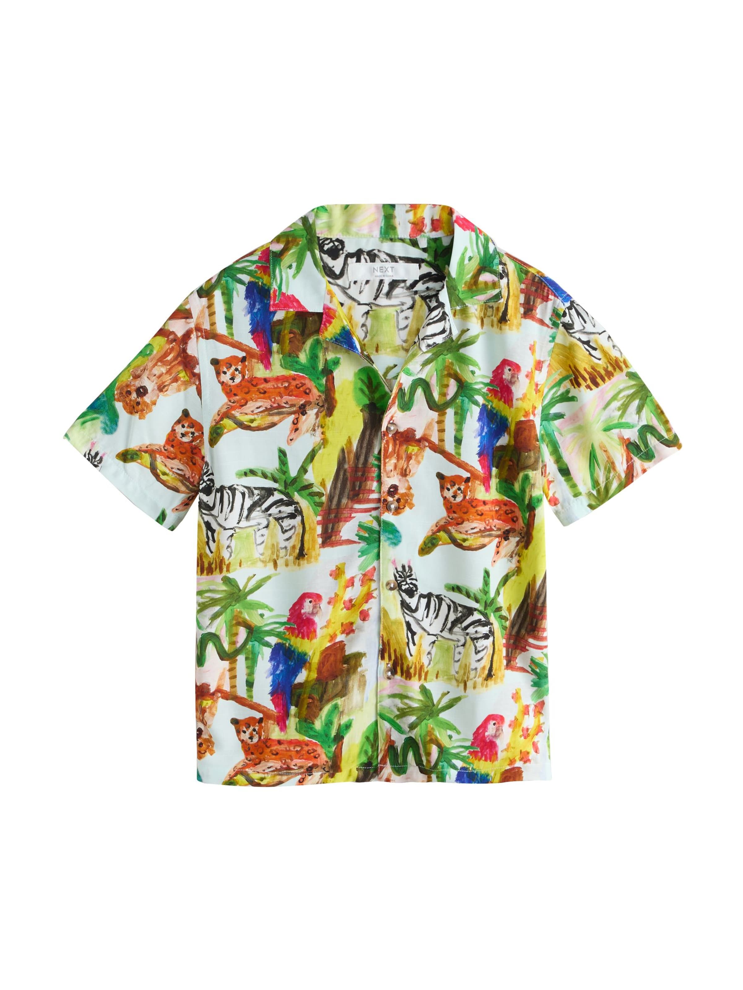 Next Comfort fit Overhemd in Blauw: voorkant