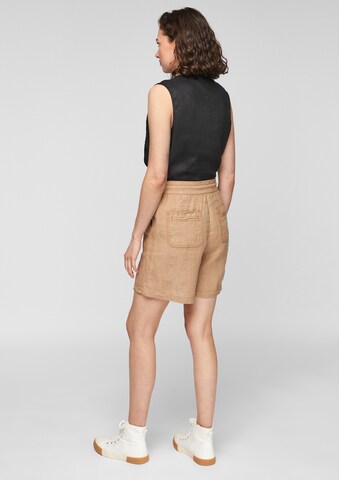s.Oliver Loosefit Shorts in Braun