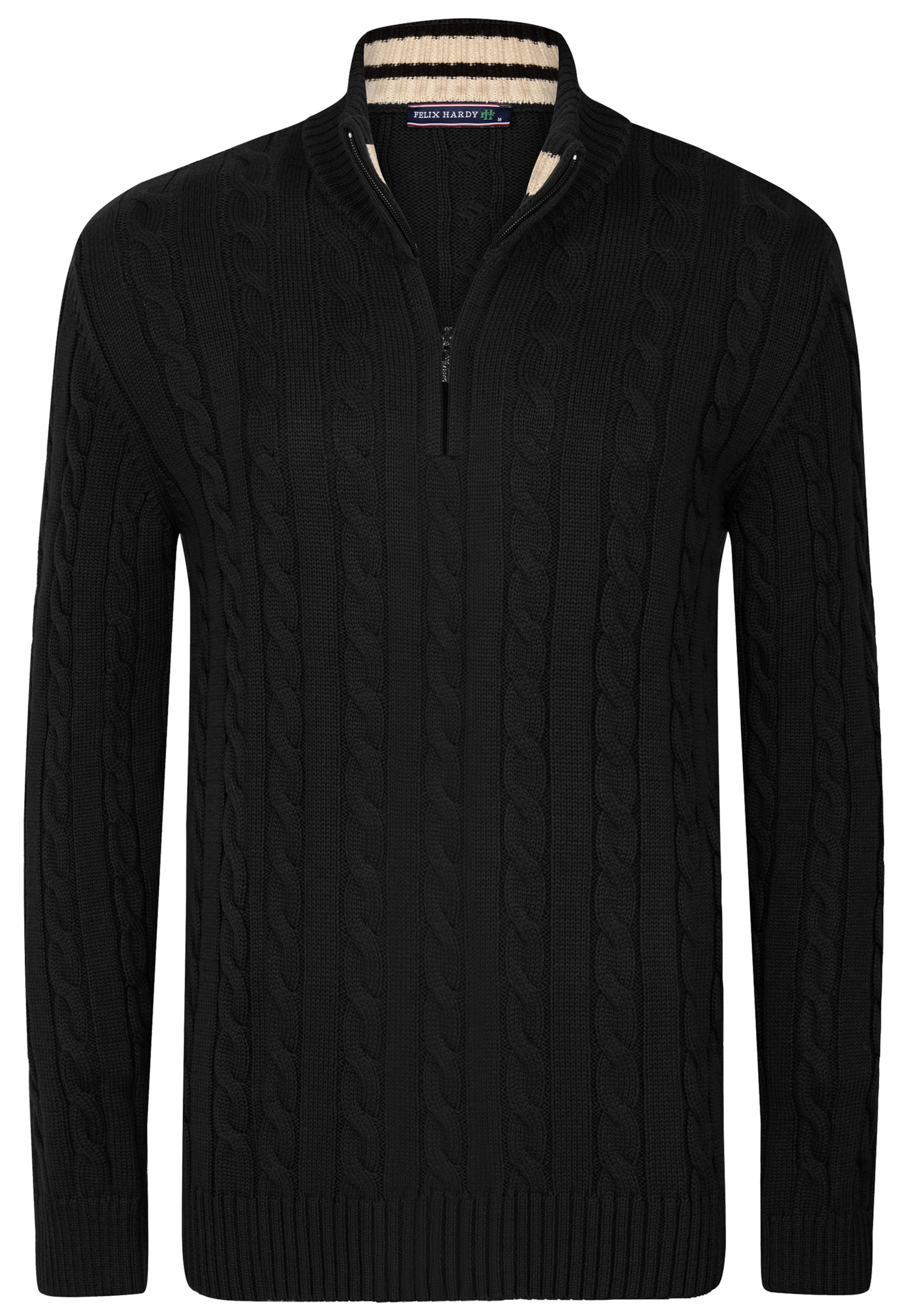 Pull-over Felix Hardy en noir : devant