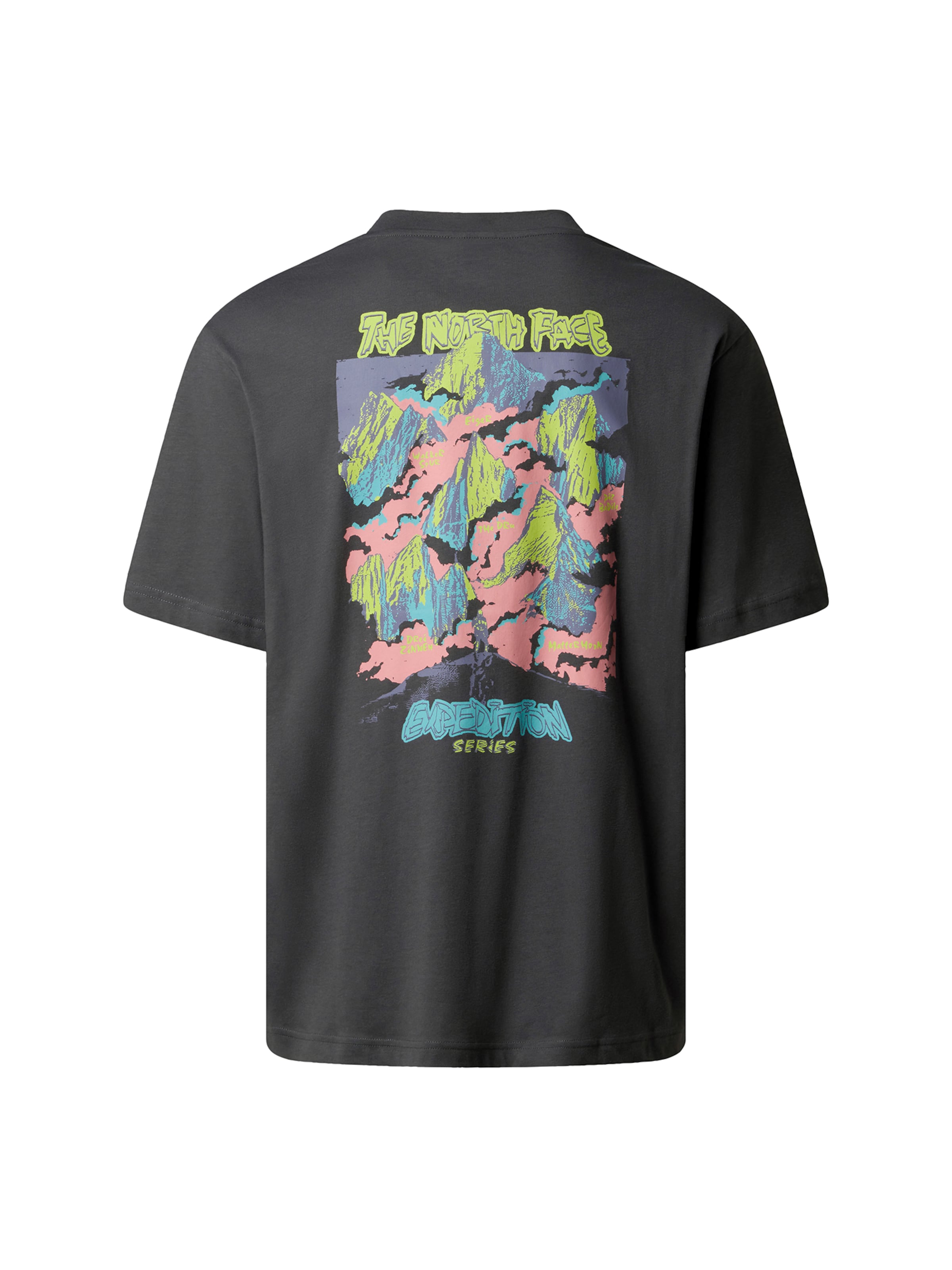 THE NORTH FACE Tričko 'Expedition Celebration' - Čierna