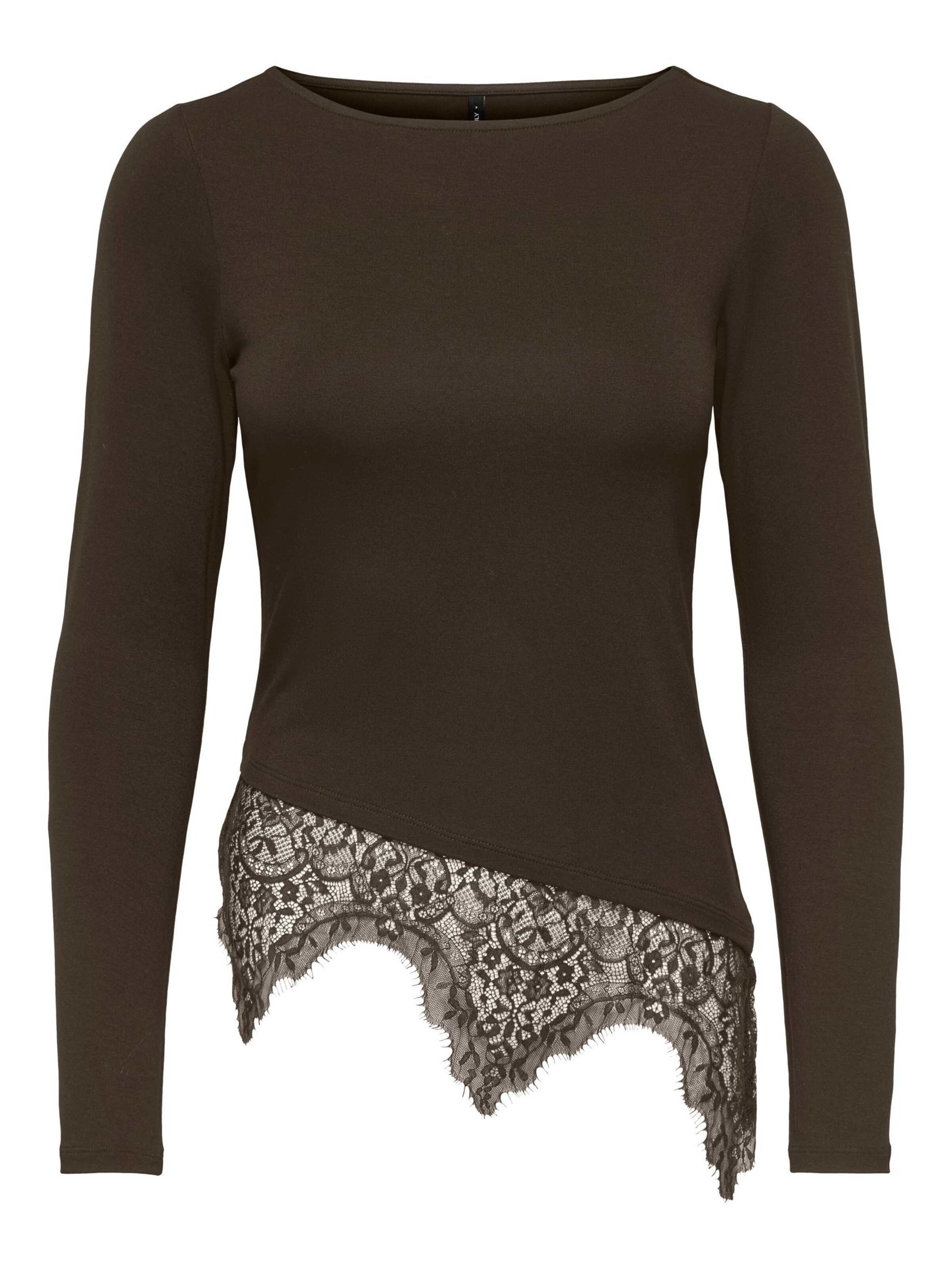 ONLY Shirt 'ONLLaila' in Bruin: voorkant