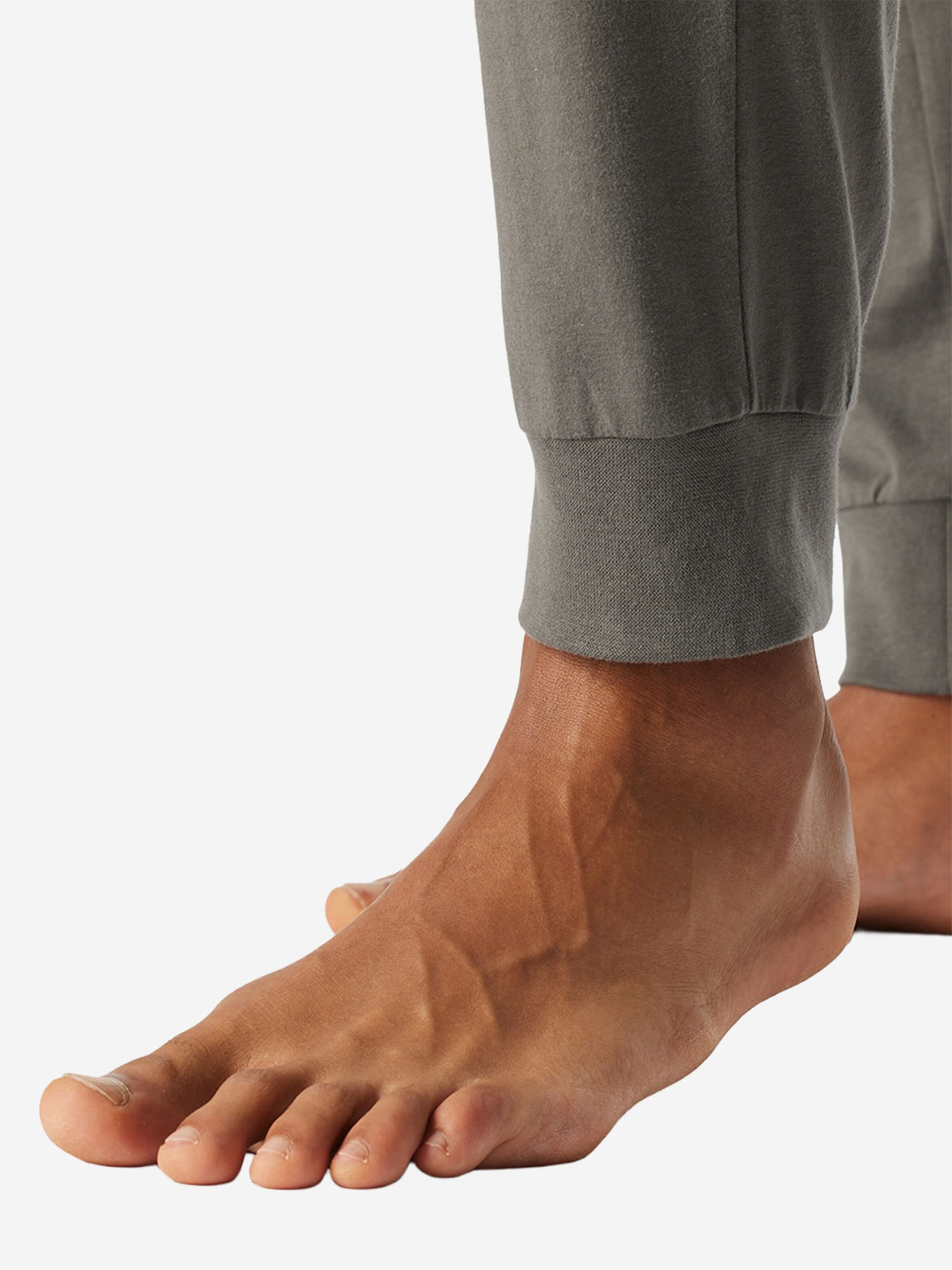 uncover by SCHIESSER Long Pajamas ' Nightwear Serie ' in Grey