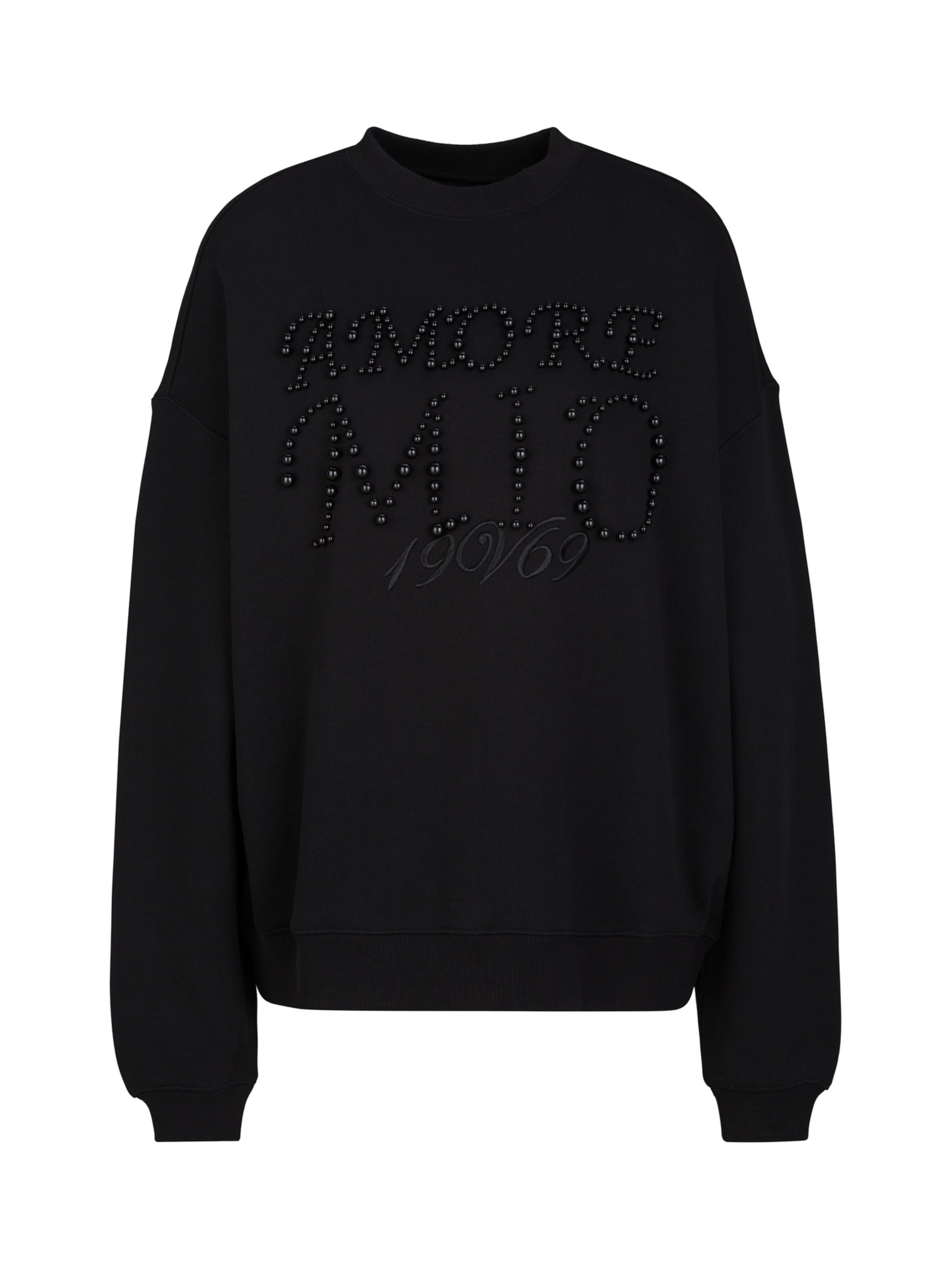 Sweat-shirt 19V69 ITALIA en noir : devant