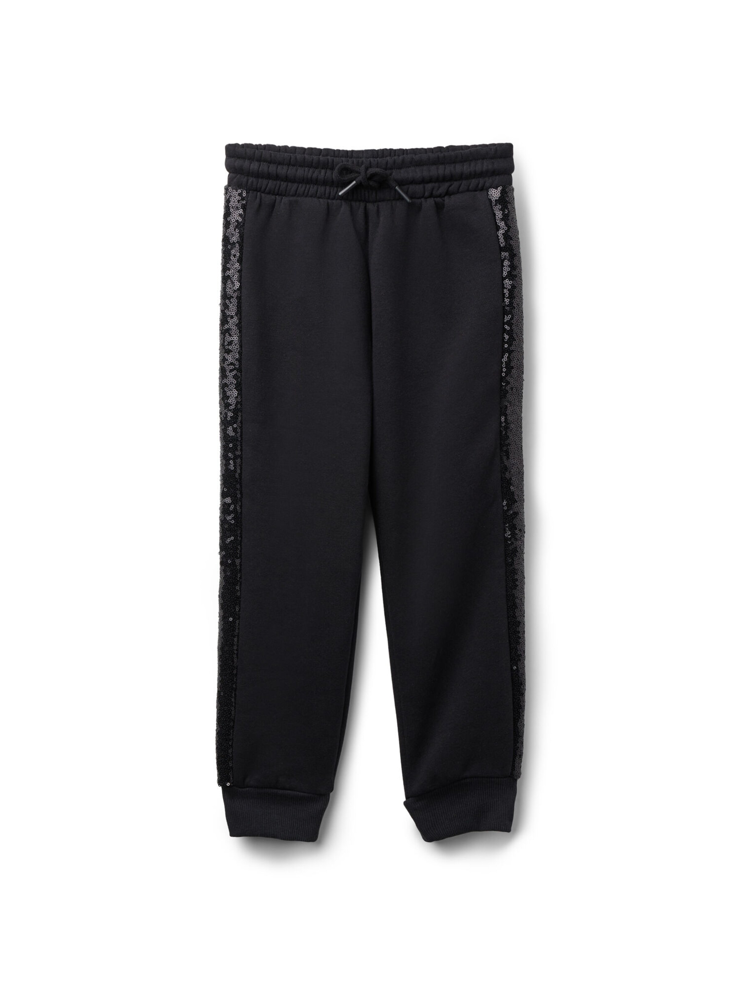 Tezenis Tapered Pants in Black: front