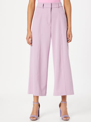 ICHI Wide leg Broek in Gemengde kleuren: voorkant