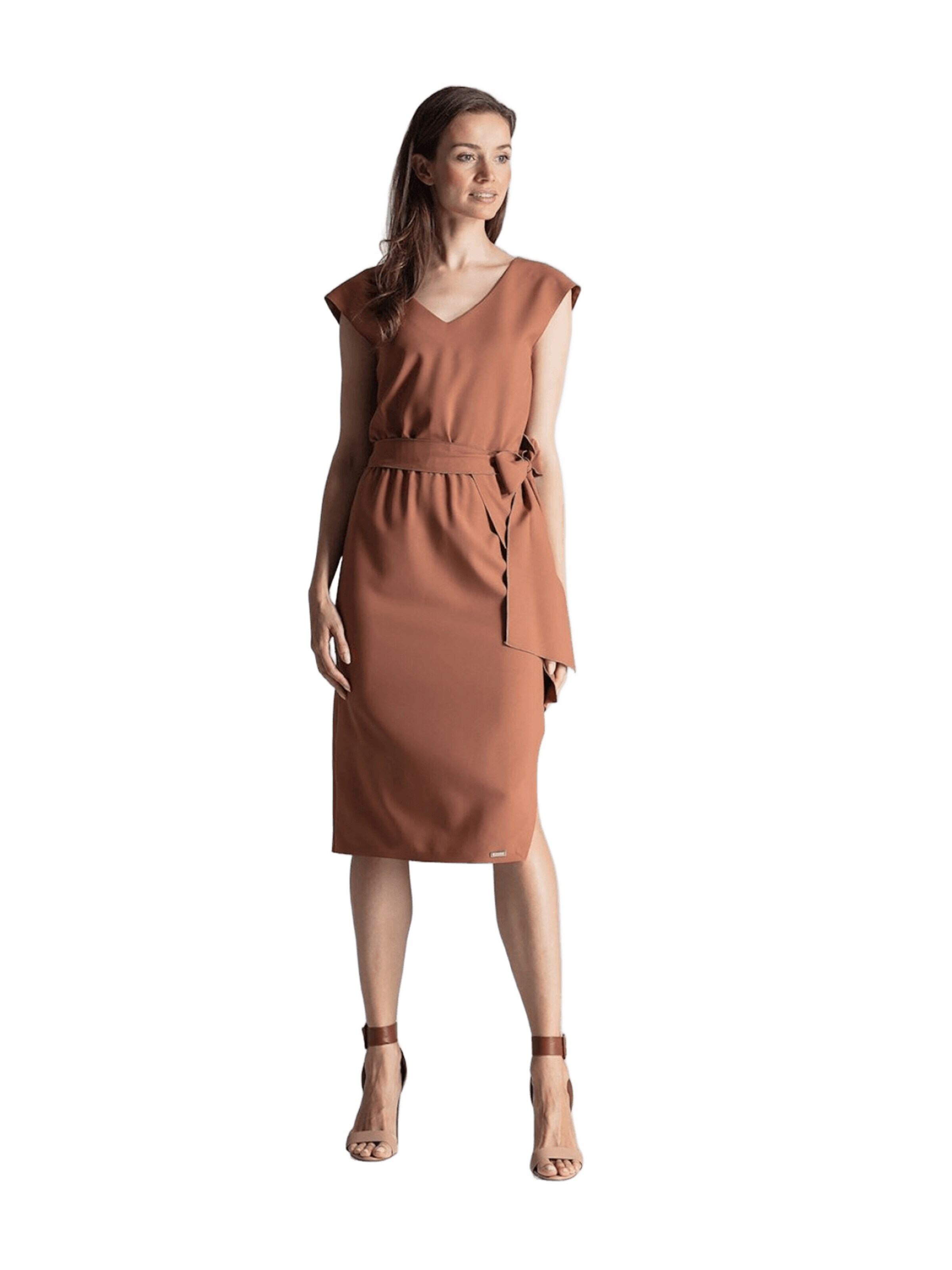 amorubi.com Kleid 'Dress 135795'‌‌‌‌‌‌‌ in Braun: Vorderseite