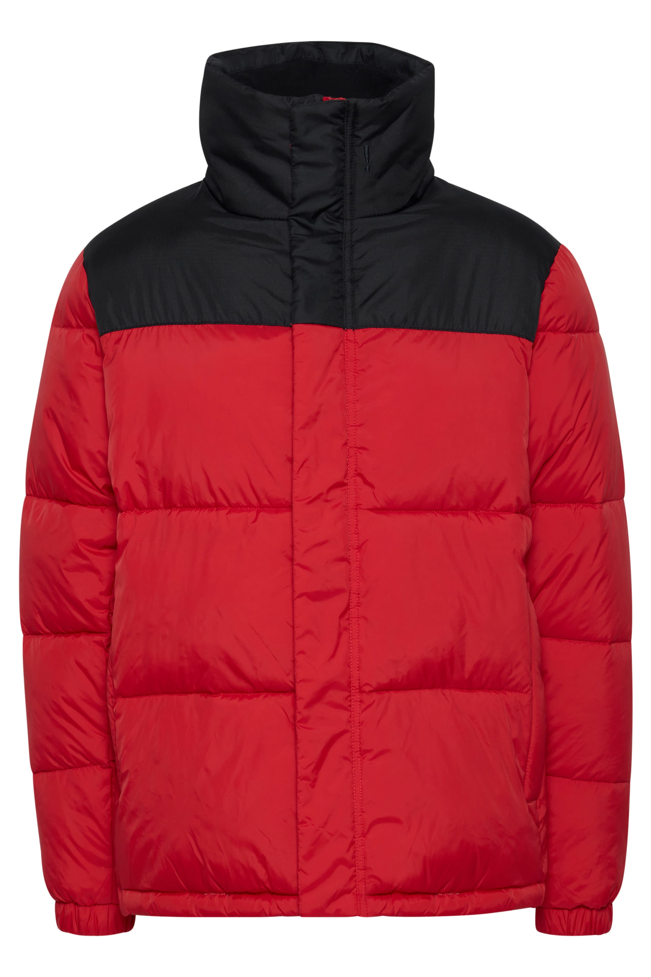 !Solid Winterjas in Rood: voorkant