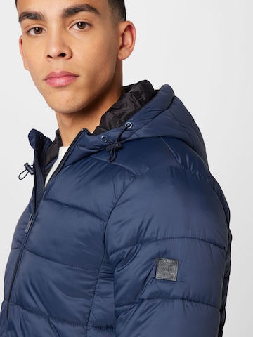 !Solid Winter Jacket in Blue