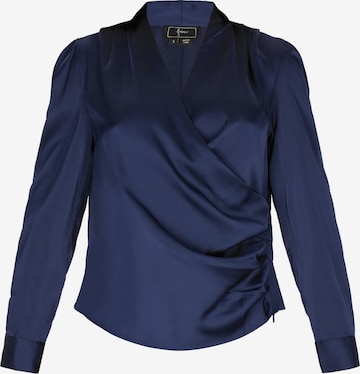 Chemisier faina en bleu : devant