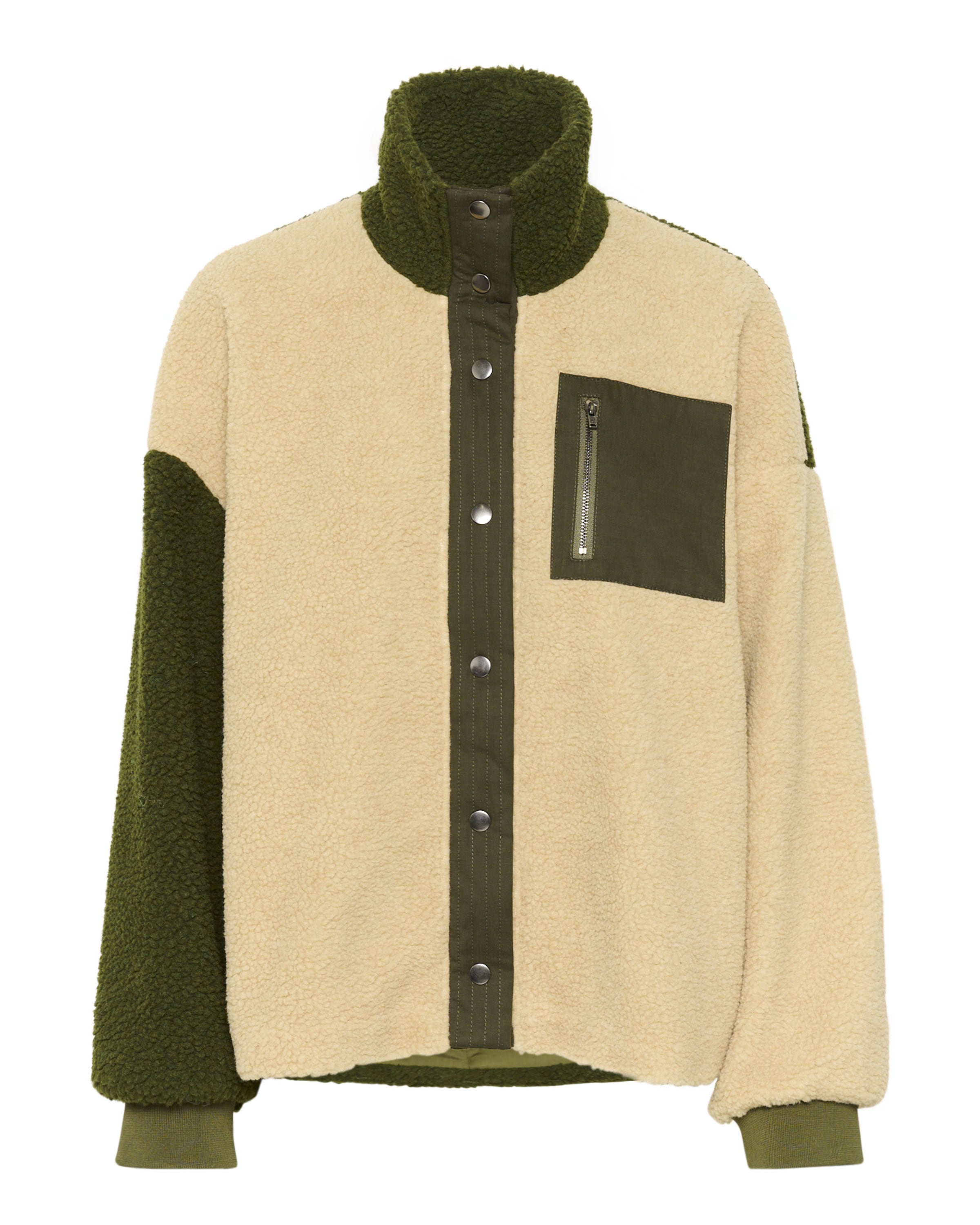 CULTURE Přechodná bunda – zelená: přední strana