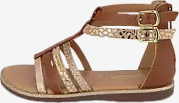 Sandales 'Iniame-Ledersandalen für Kinder' Les Tropéziennes en marron : devant