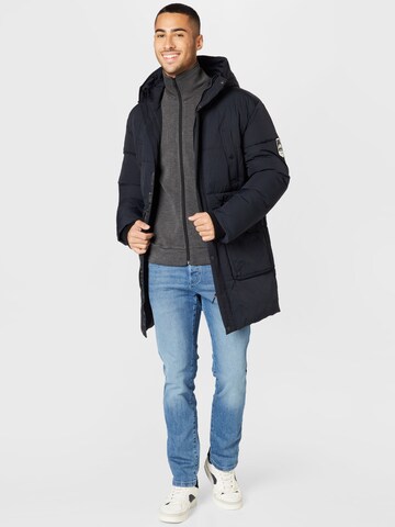 INDICODE JEANS Winter Parka 'Gazelle' in Black