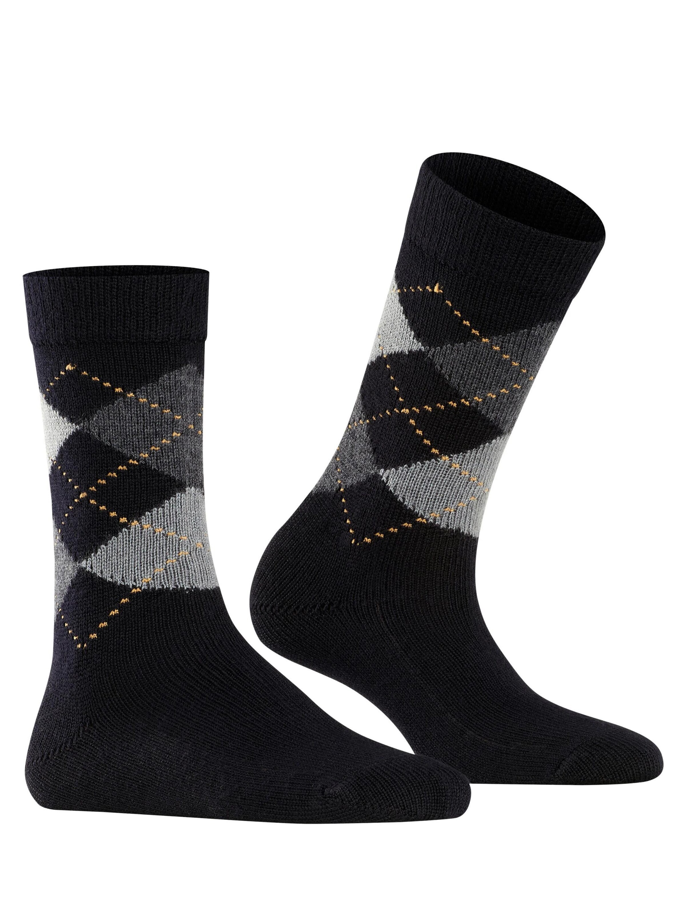 BURLINGTON Socken 'Whitby'‌‌ in Schwarz