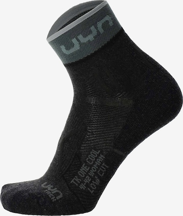 Chaussettes de sport Uyn en noir : devant