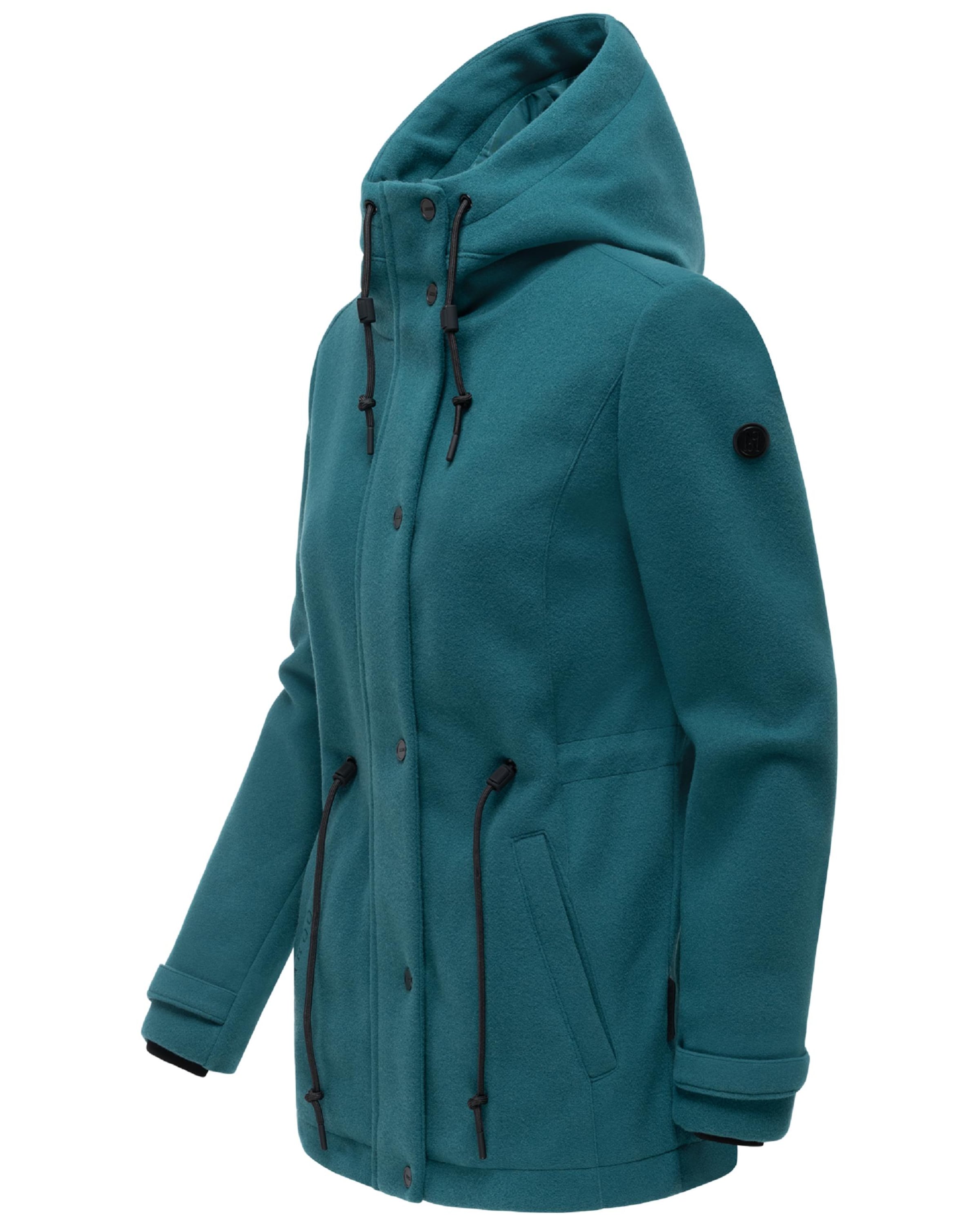 NAVAHOO Mantel 'Lächelstern 14' in Grün