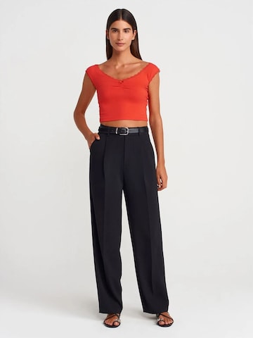 Dilvin - Blusa em laranja