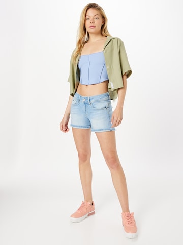 Pepe Jeans Regular Shorts  'SIOUXIE' in Blau