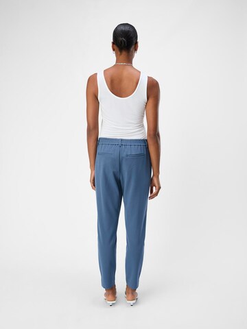 OBJECT Slim fit Pleat-front trousers 'OBJLisa' in Blue