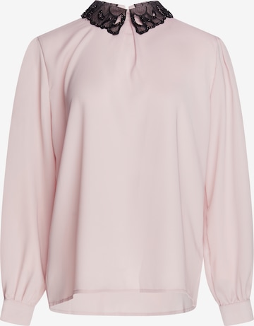 faina - Blusa 'GLOW' em rosa: frente