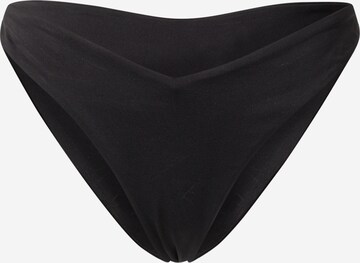 A LOT LESS Bikini Bottoms 'Kim' in Black: front