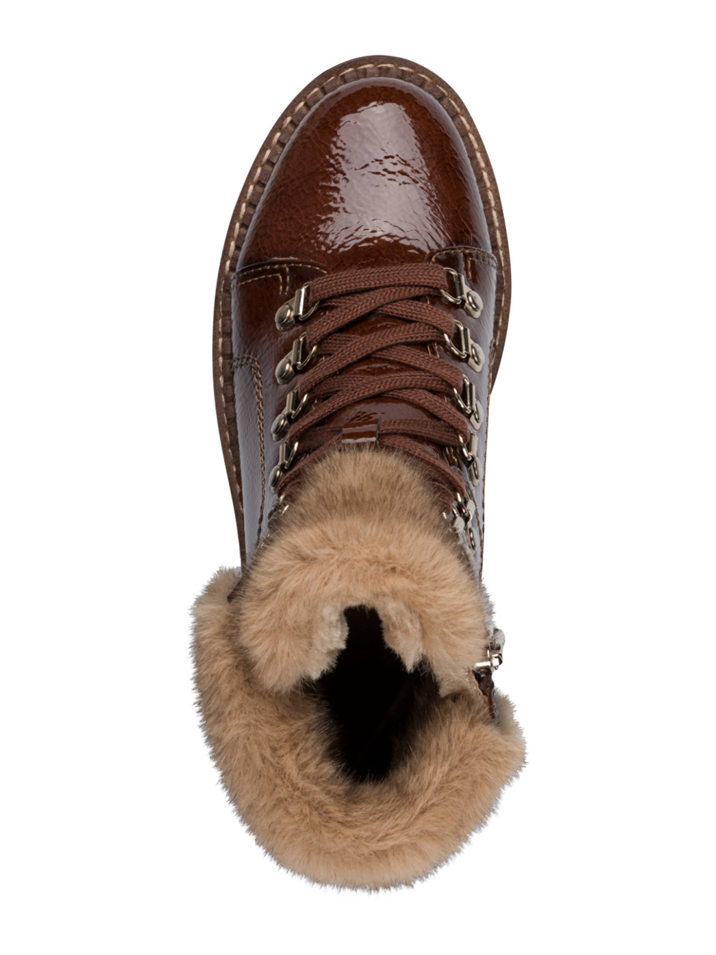 Bottines à lacets Tamaris en marron