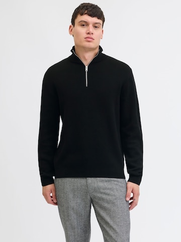 JACK & JONES Πουλόβερ 'JPRBLAMILANO' σε μαύρο: μπροστά