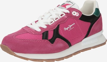 Pepe Jeans Sneakers 'BRIT RETRO' in Pink: front