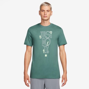 NIKE Performance Shirt 'Vintage FIT' in Green: front