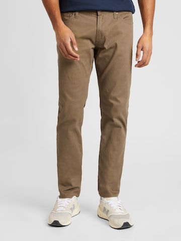 JACK & JONES Regular Pants 'Glenn' in Brown: front