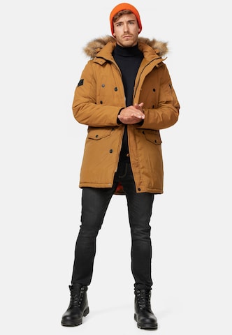 INDICODE JEANS Parka 'Jarl' in Braun