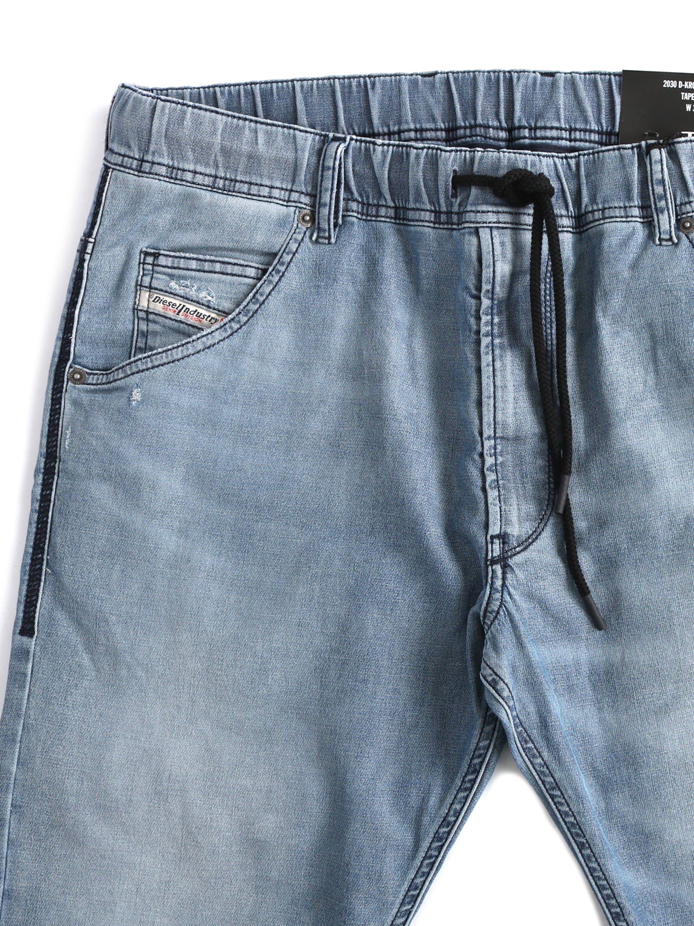 DIESEL - Tapered Vaquero '2030 D-KROOLEY JOGGJEANS Superstretch & Supersoft' en azul